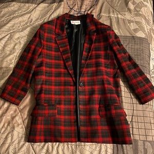 fitted blazer and pants set